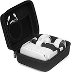 This VR Case Compatible With Oculus Go, Oculus Quest, Meta Quest 2, Meta Quest 3 and Samsung Gear VR headset. (Please adjust your Oculus Quest to the smallest size,and then put it into the case.)
Shockproof and waterproof EVA material provi